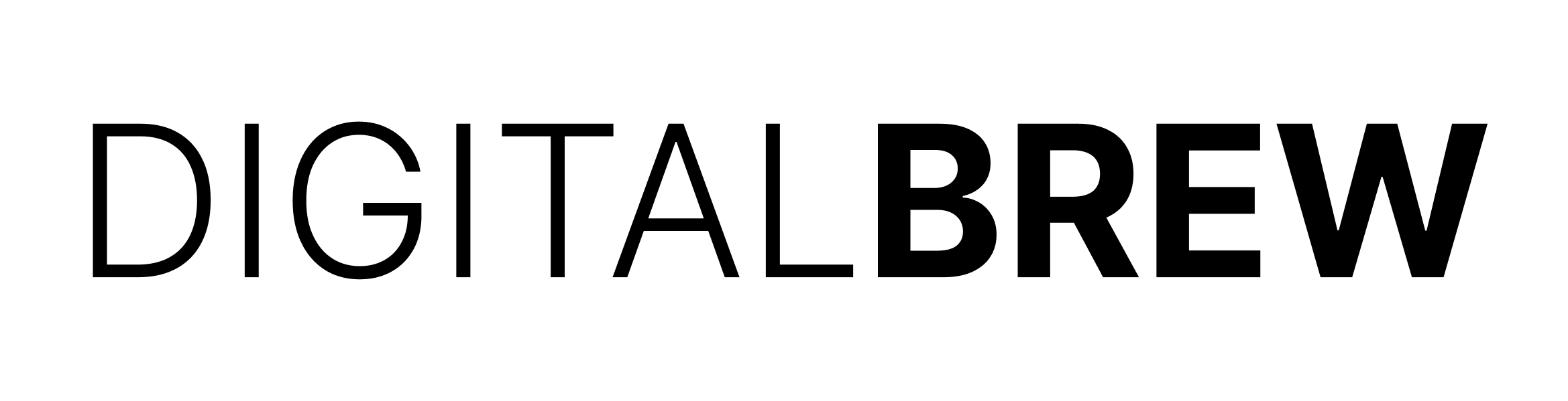 Digital Brew Logo Wit